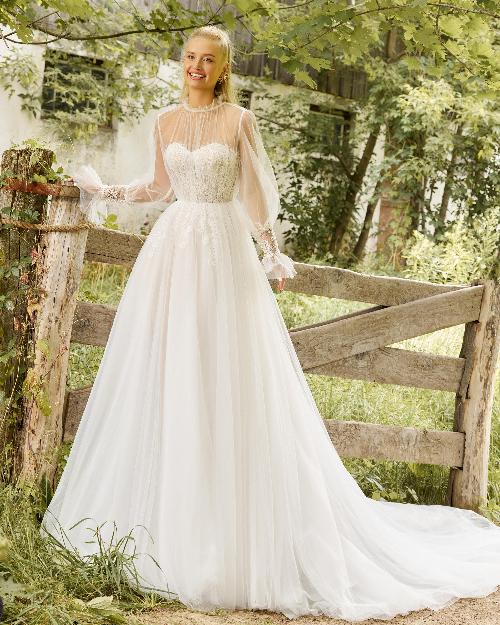 Lp2202 strapless a line wedding dress with pockets and removable jacket1